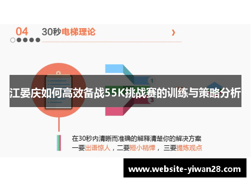 江晏庆如何高效备战55K挑战赛的训练与策略分析