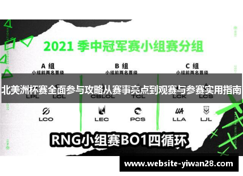 北美洲杯赛全面参与攻略从赛事亮点到观赛与参赛实用指南
